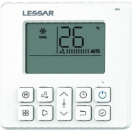 LESSAR LS-HE12BCWE2/LU-HE12UWE2/LZ-B4CUB Инверторный компактный кассетная сплит-система ECO ENERGY